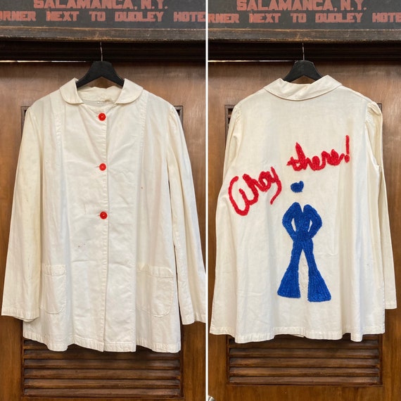 Vintage 1930’s Nautical Sailor Smock Jacket with C