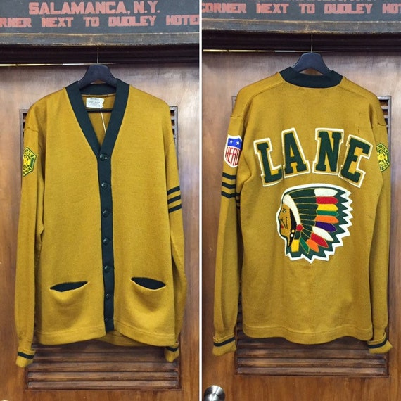 Vintage 1950’s Lane Tech Indian Head Varsity Sweat