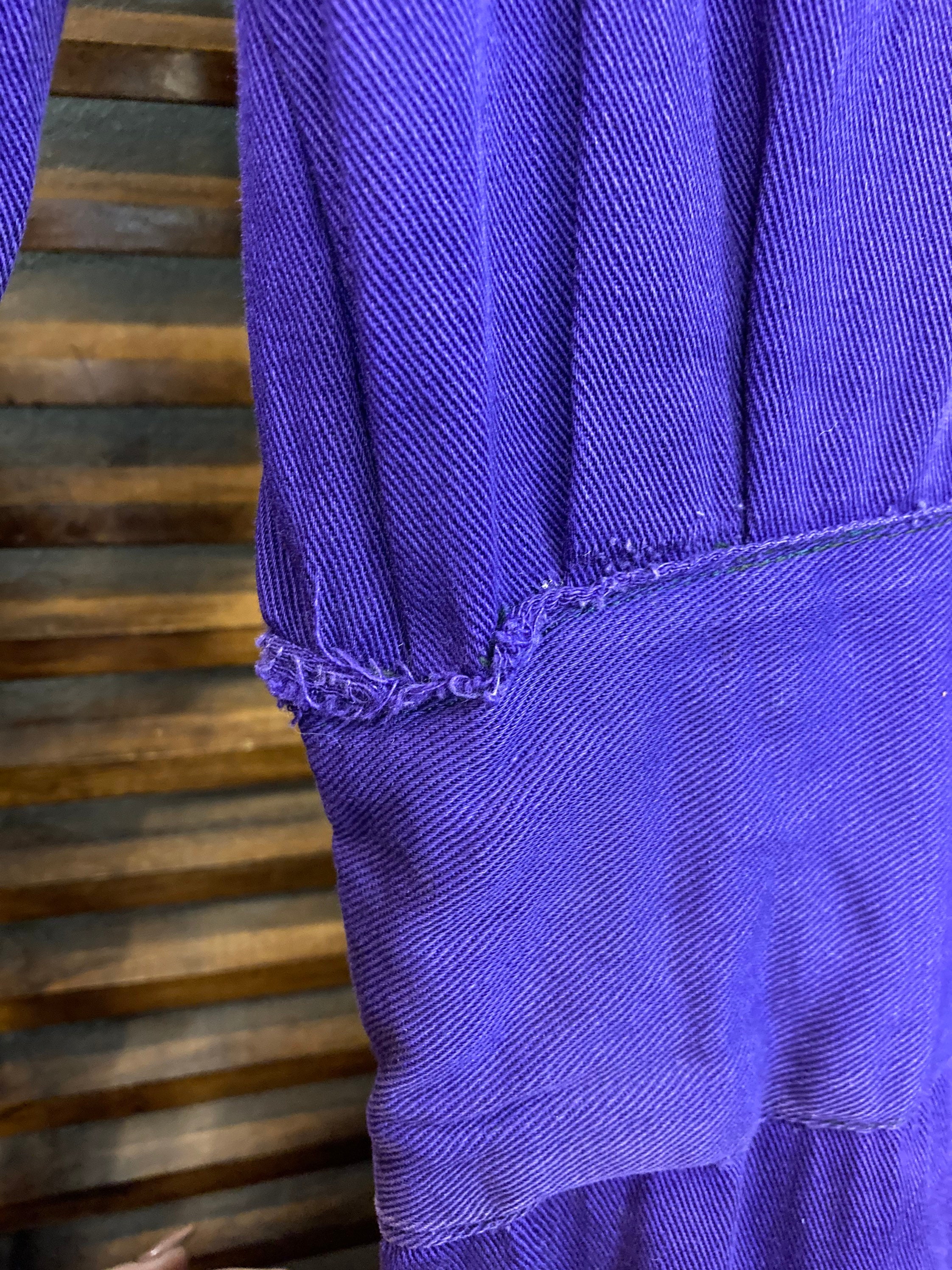 Vintage 1930s Yellow Jackets Athletic School Purple Workwear - Etsy