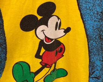 ヴィンテージ 1980 年代 ルーズベルト ミッキー T シャツ、80 年代 T