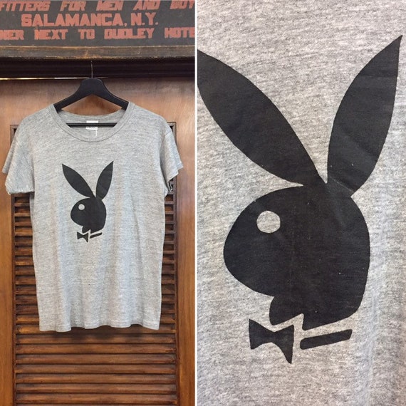 Vintage 1970’s Playboy Tee with Playboy Label, 70’