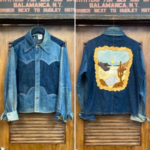 ビンテージ 　アントニオ ジュゼッペ 　デニムジャケット 1970s Antonio Guiseppe DENIM JACKET | BOW & ARROW WEB STORE