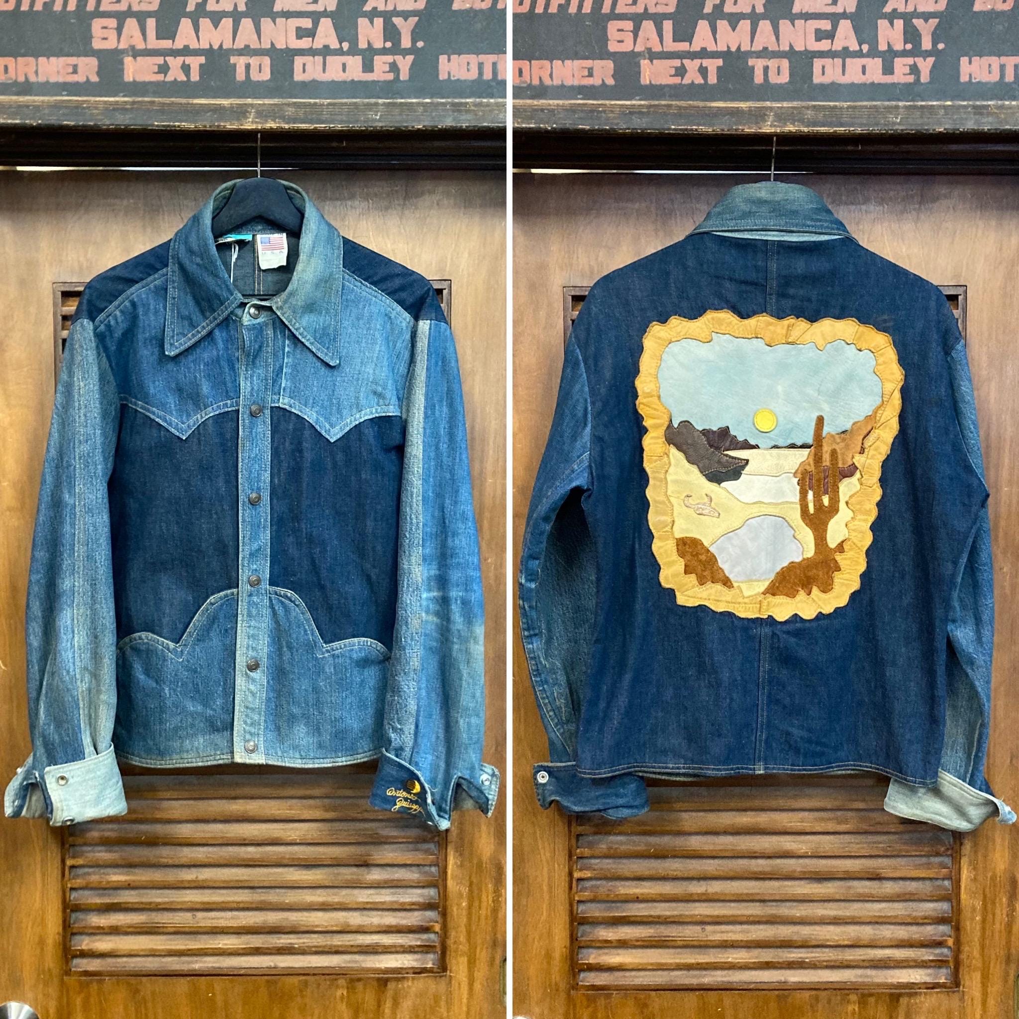 70s ヴィンテージ　パッチワークジーンズ　アントニオ　ジュゼッペ　超希少品！ Vintage 1970's “Antonio Guiseppe” Denim Patchwork Hippie Rocker