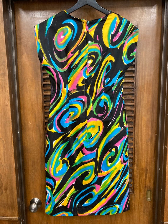 Vintage 1960’s Mod Op Art Atomic Swirl Tiki Hawai… - image 9