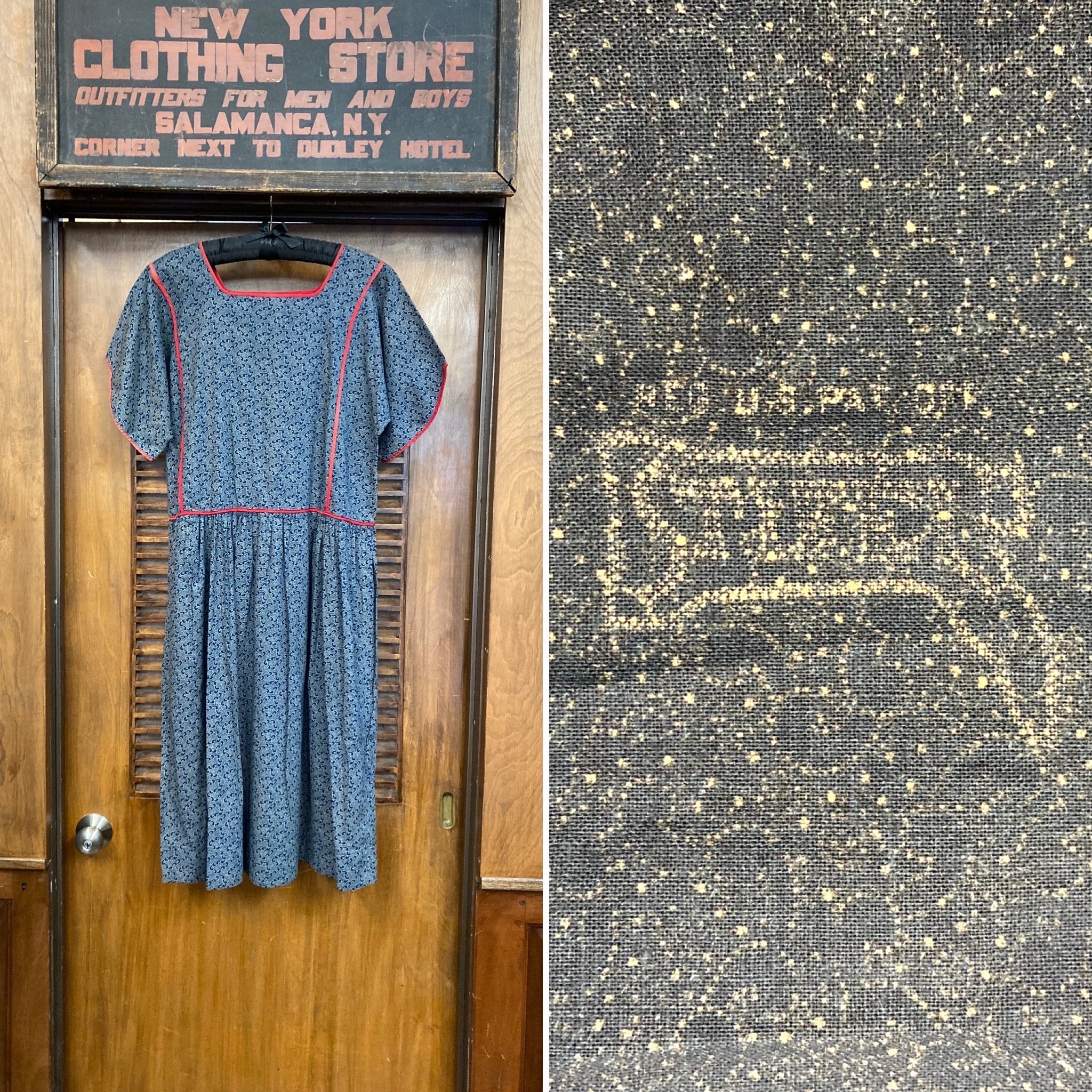 1910s Calico Dress - Etsy 1910s Calico Dress - Etsy