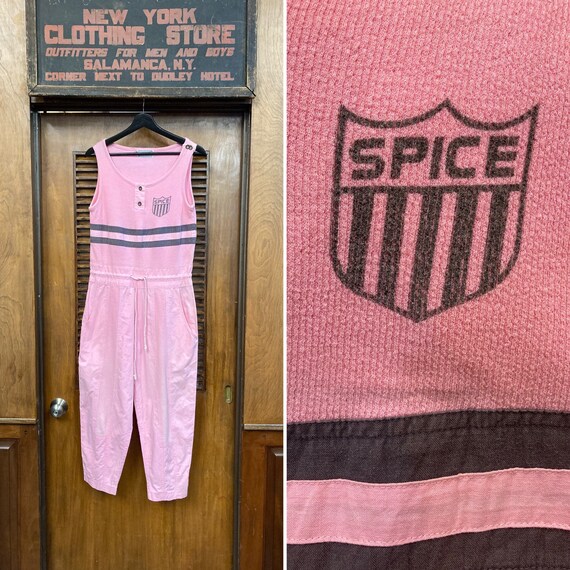 Vintage 1980’s New Wave Pink “Spice of Life” Knit… - image 1