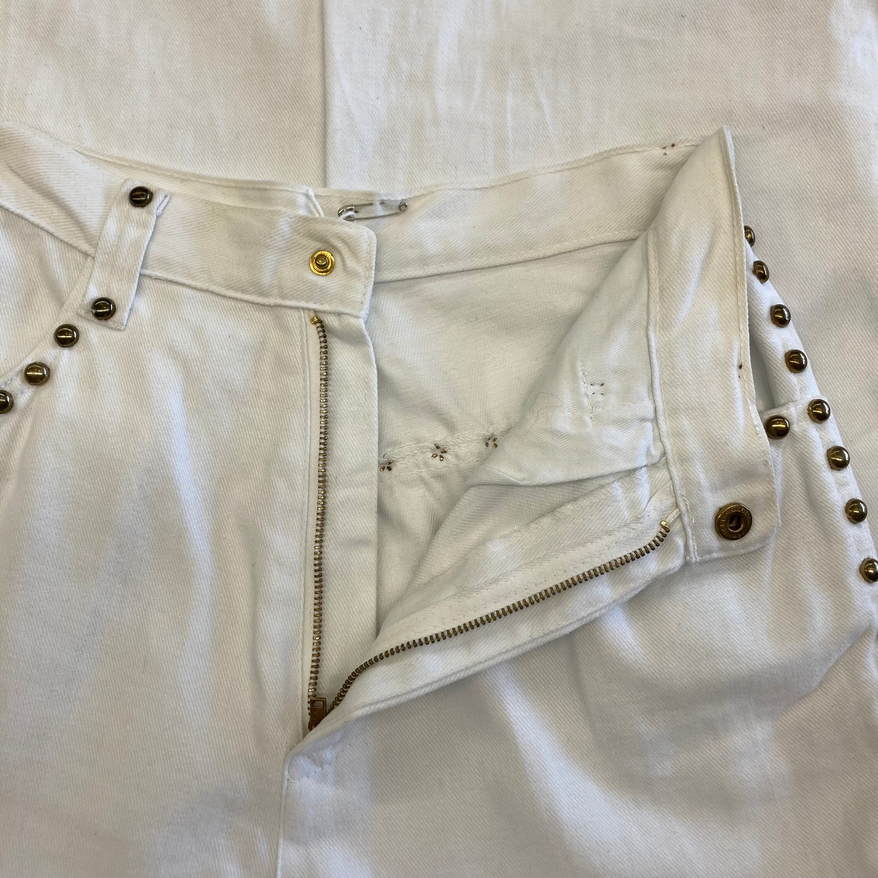 【2plan】White Vintage Damaged Pants $_12.JPG?set_id=880000500F