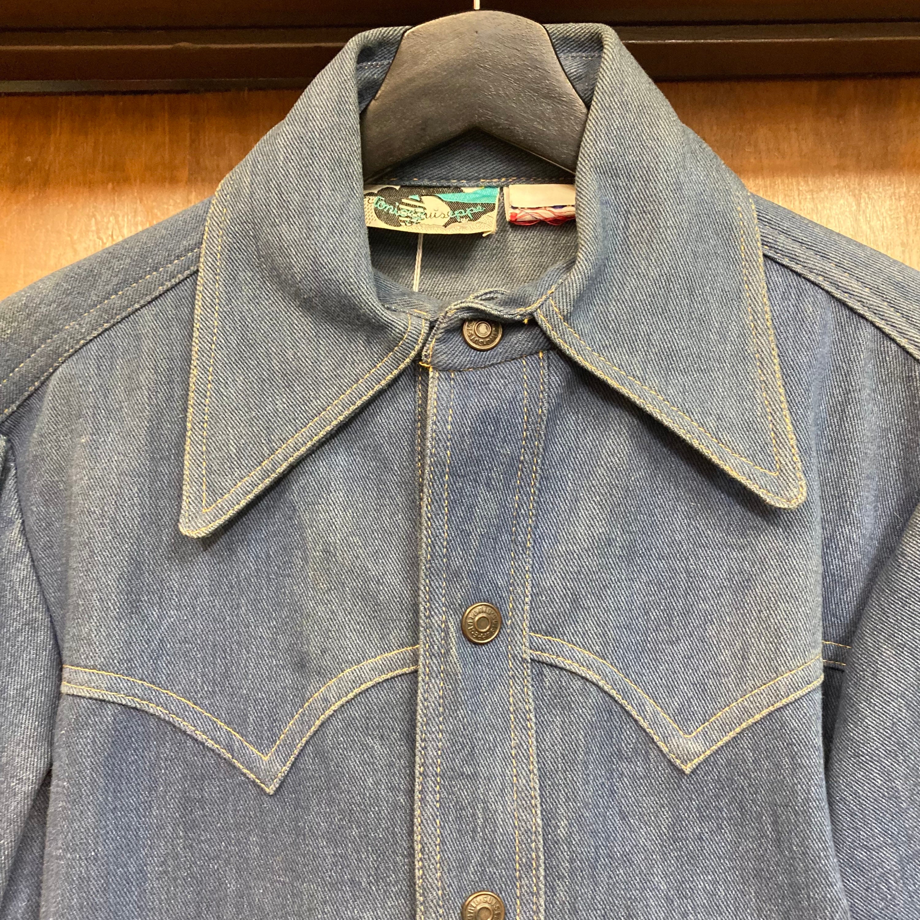 ビンテージ 　アントニオ ジュゼッペ 　デニムジャケット 1970s Antonio Guiseppe DENIM JACKET | BOW & ARROW WEB STORE
