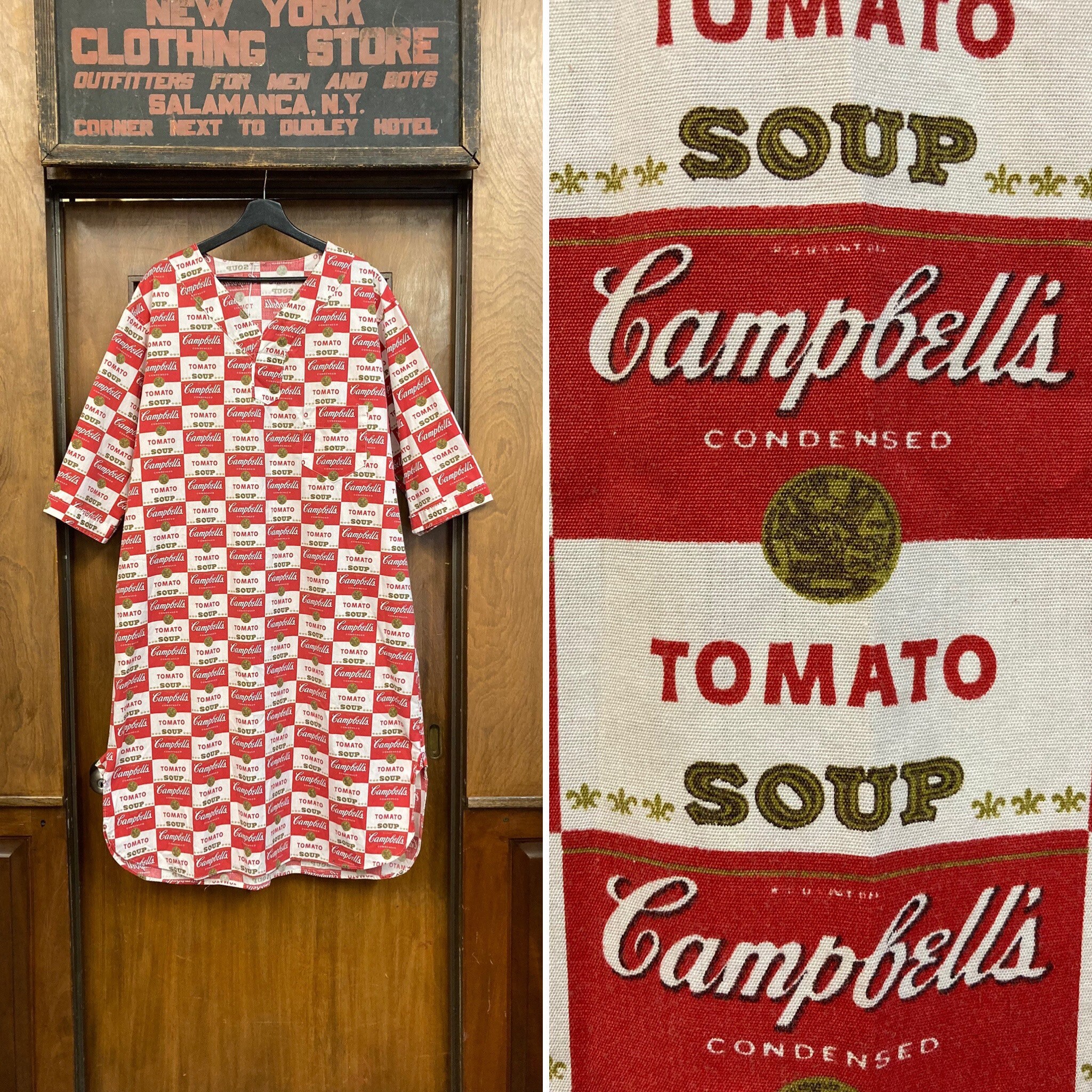 Vintage 1960's Campbell's Soup Warhol Style Pop Art PJ Dress Outfit, Andy  Warhol, Pop Art Print, Campbells Tomato Soup, Pajama Dress, Volup, - Etsy  België, image size:2048x2048