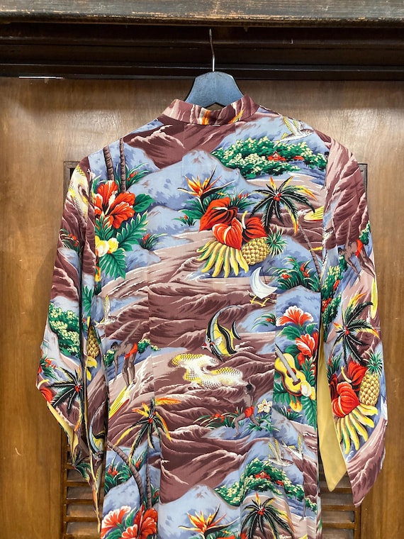 Vintage 1950’s “Hale Hawaii” Surfer Ukelele Tropi… - image 9