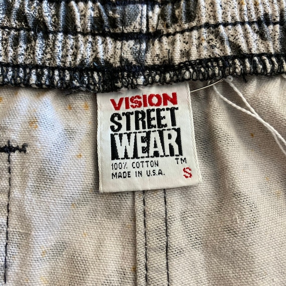 Vintage 1980's W30 Vision Street Wear Graffiti Cotton Skate Vintage 1980's W30 Vision Street Wear Graffiti Cotton Skate