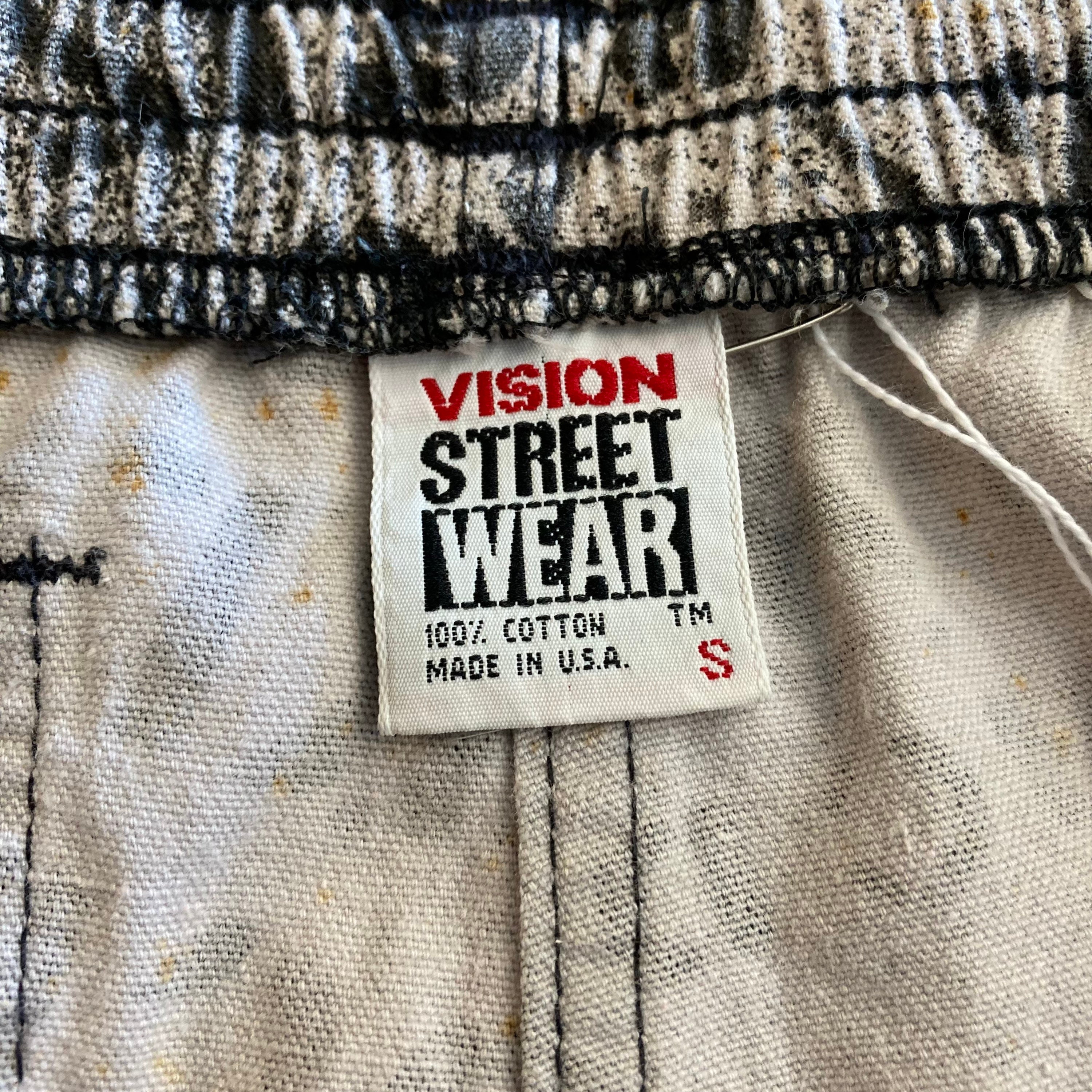 Vintage 1980's W30 Vision Street Wear Graffiti Cotton Skate Vintage 1980's W30 Vision Street Wear Graffiti Cotton Skate