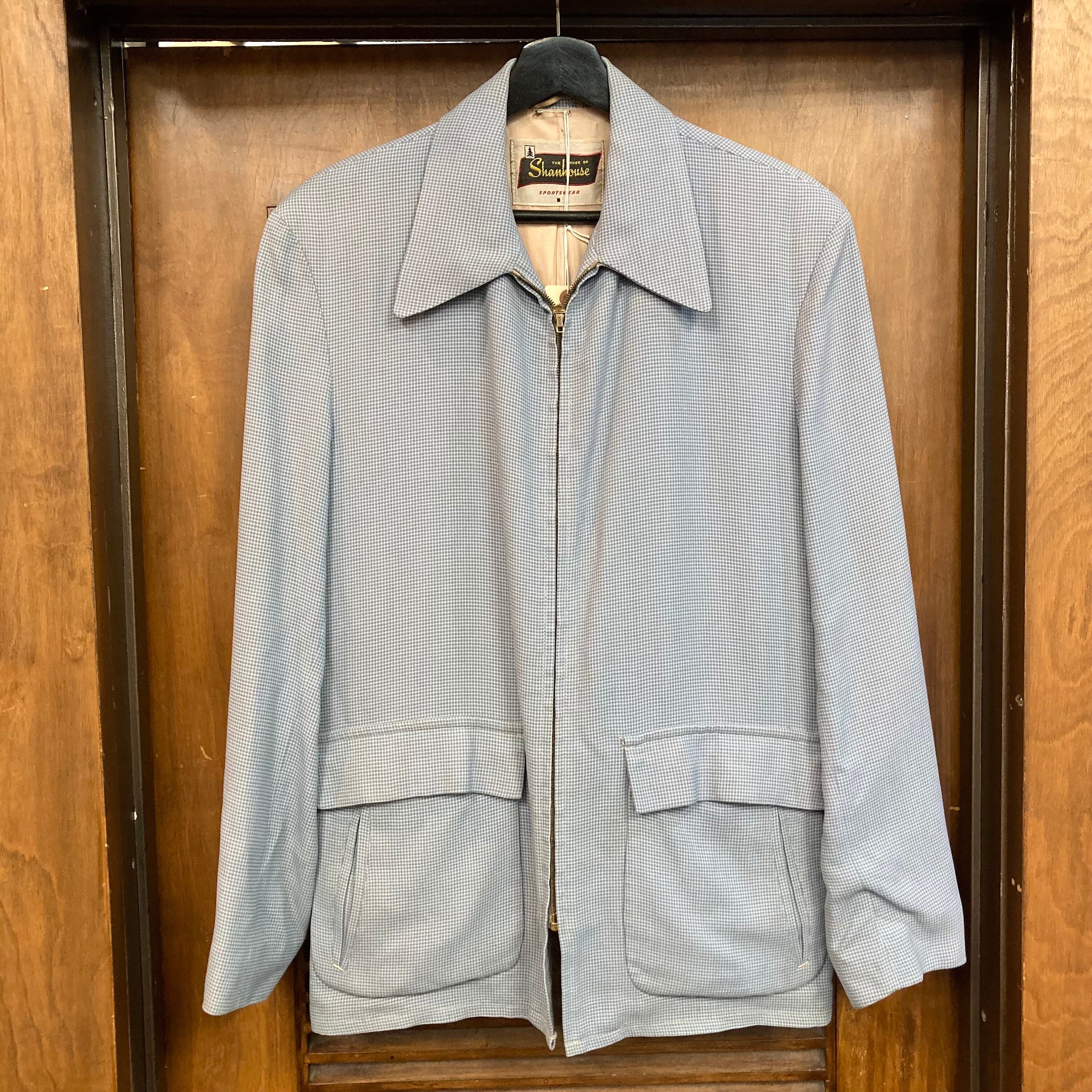 50s vintage ギャバジャン ギャバジンジャケット グレー｜Yahoo