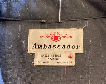 ヴィンテージ 1950 年代 -デッドストック- グレー フレック ループ