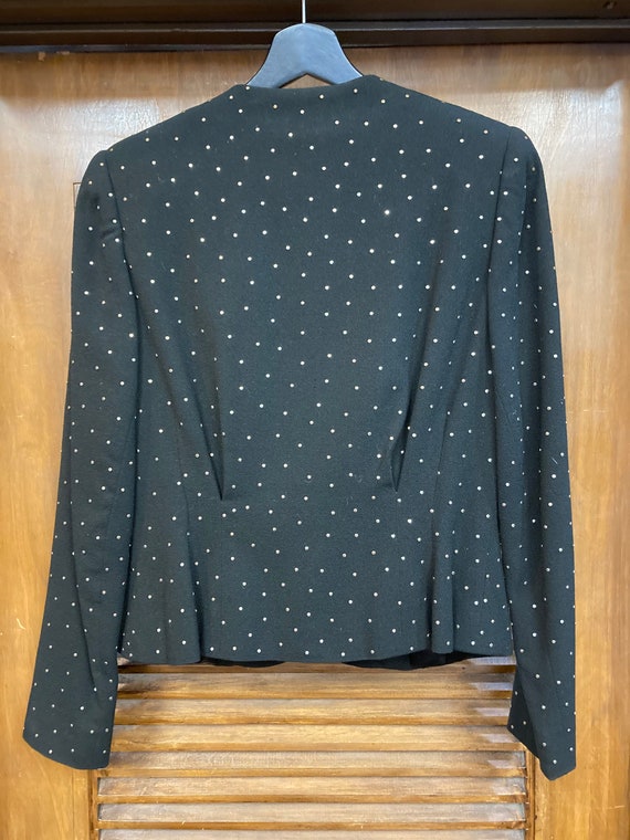Vintage 1940's “fred A. Block” Studded Art Deco Vamp Blazer Vintage 1940's “fred A. Block” Studded Art Deco Vamp Blazer