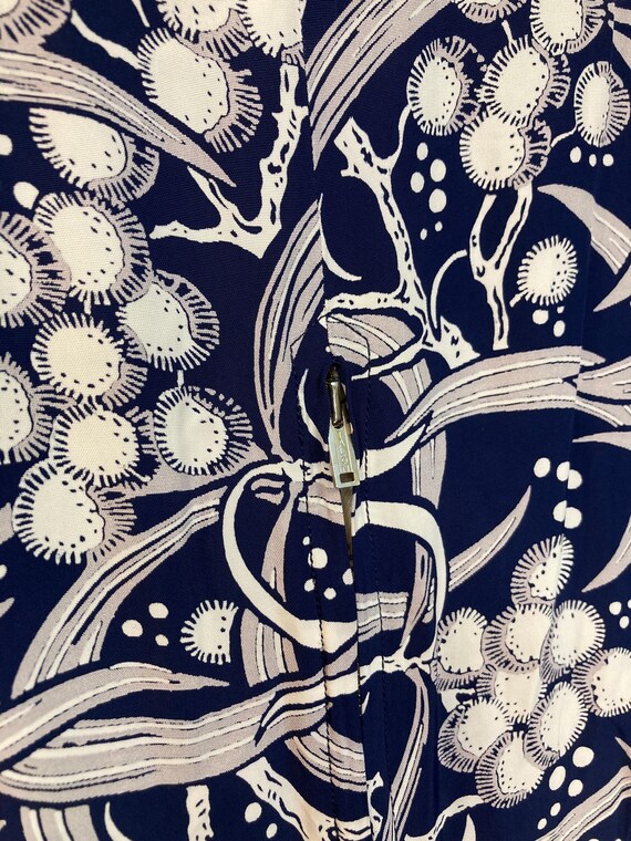 Vintage 1940’s Original Vertical Floral Rayon Pak… - image 7