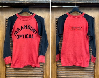 Vintage 1950's Original Two-tone Optical Shop Athletic Durene