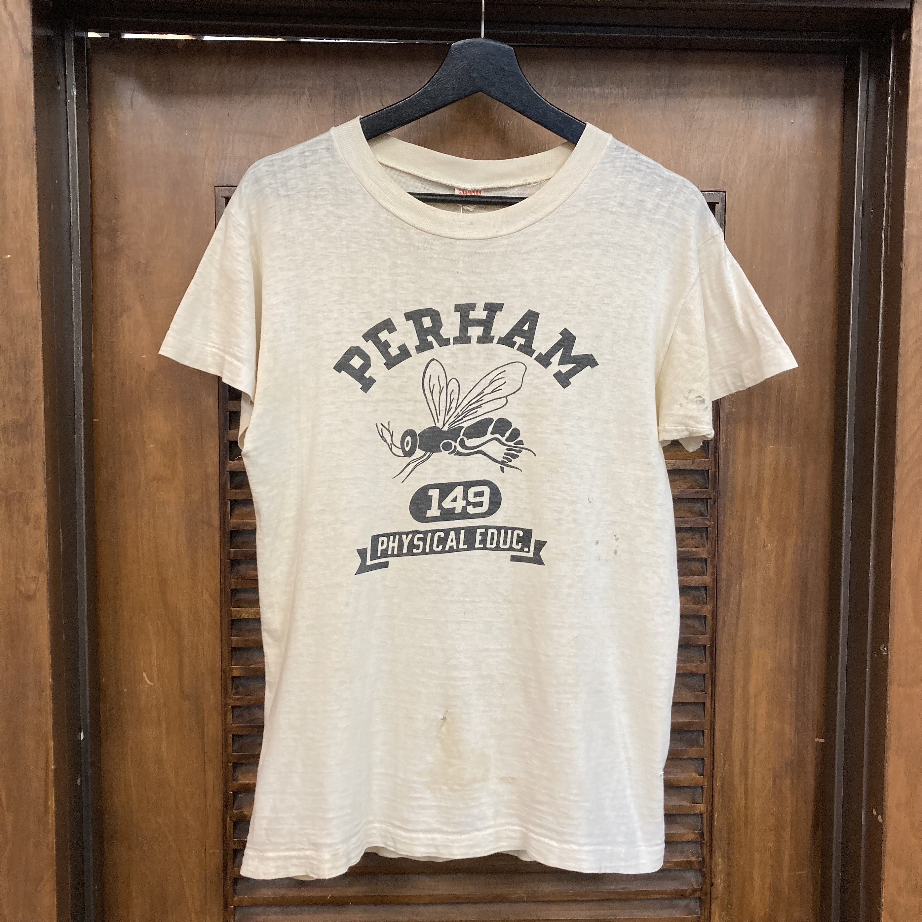 champion 　vintage football t-shirt Champion Men's Football Shirt - Light Off-White L : Target