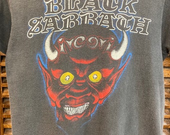 Vintage 1980's Dated 1981 “black Sabbath” Live Evil Tour Concert Vintage 1980's Dated 1981 “black Sabbath” Live Evil Tour Concert
