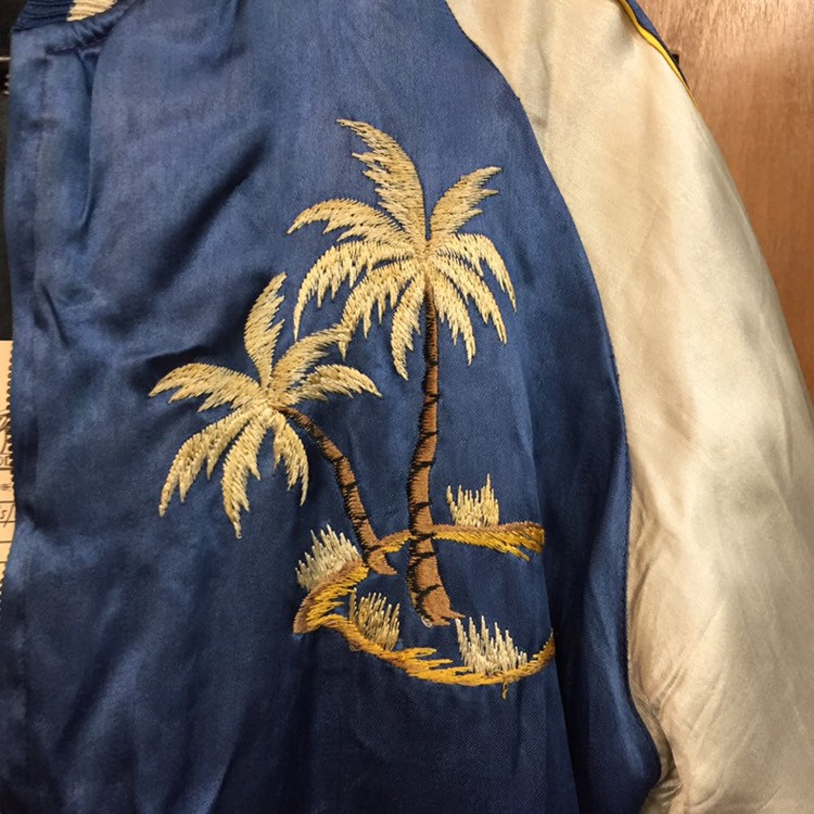 Vintage 1950s/60s Aloha Hawaii Souvenir Tour Satin Jacket | Etsy