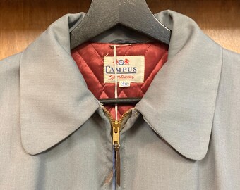 Vintage 1950's -deadstock- “campus” Rayon Gabardine 3/4 Length