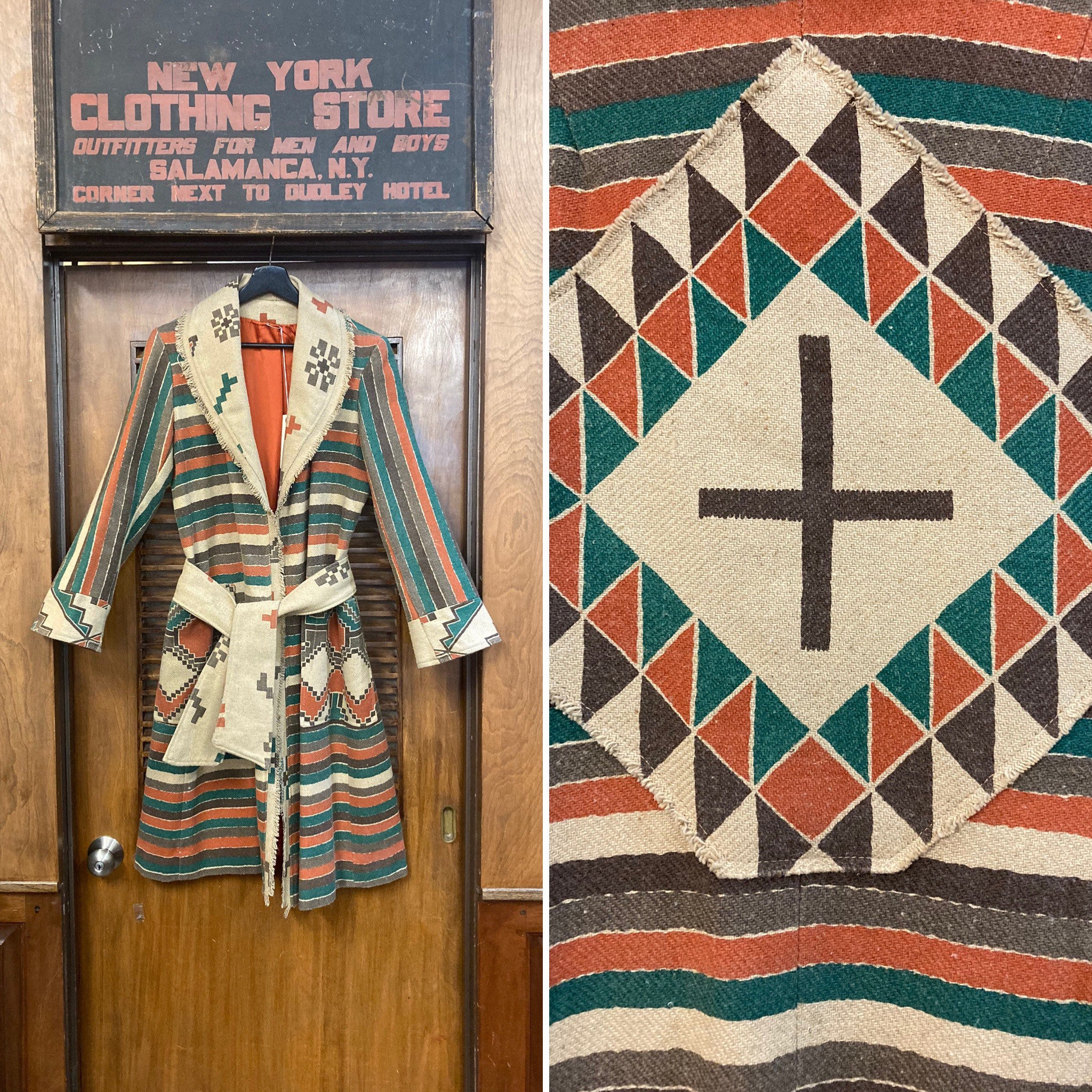Serape duster vest clearance