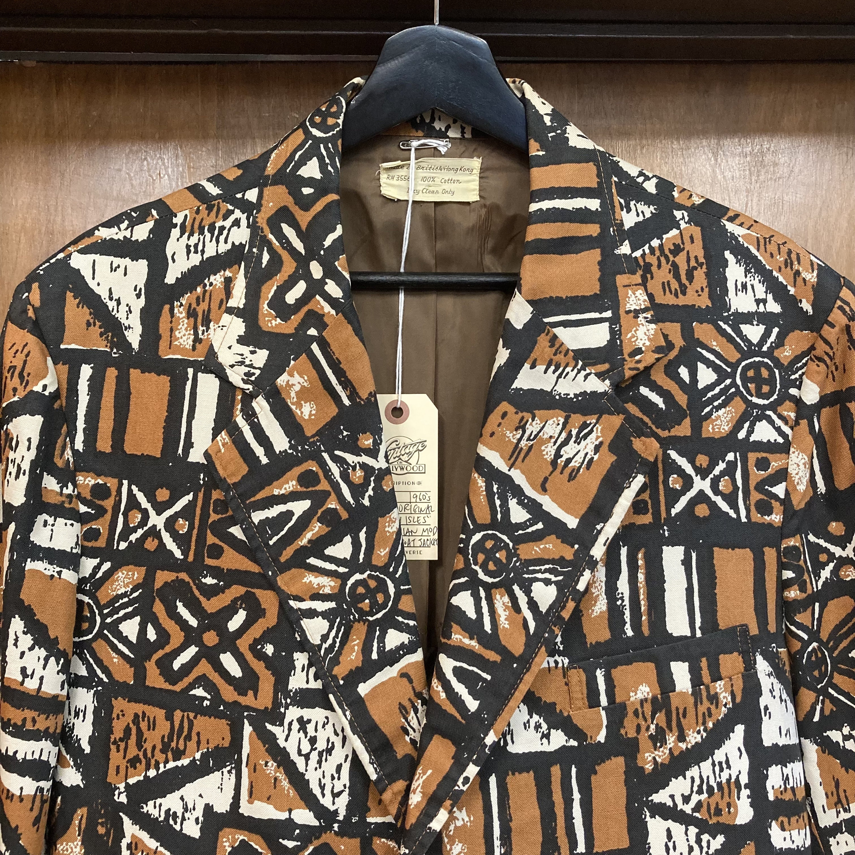 Vintage 1960's Original “sandwich Isles” Tiki Hawaiian Mod Blazer