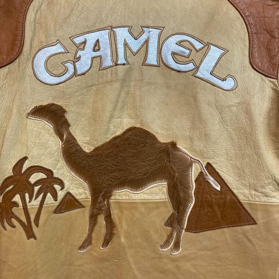 Vintage 1960’s Original “East West Musical Instruments” Camel Hippie Rocker Mod Leather Jacket, 1960’s Jacket, 1970’s Jacket View 6