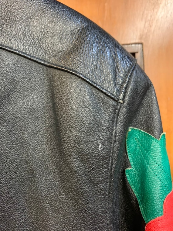 Vintage 1990's Michael Hoban Rose & Heart Leather Jacket Vintage 1990's Michael Hoban Rose & Heart Leather Jacket