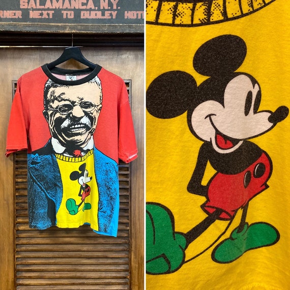 Vintage 1980’s Roosevelt Mickey Tee, 80’s Tee Shi… - image 1