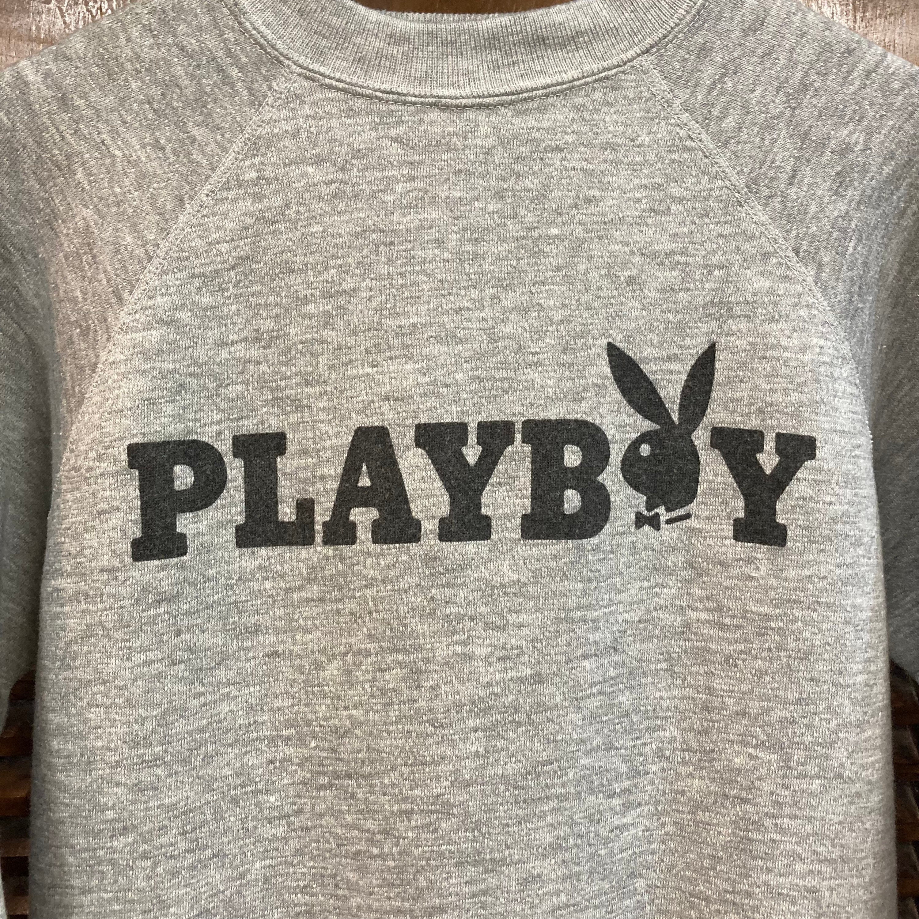 Vintage 1970's Playboy Magazine Hefner Original Grey X Pink