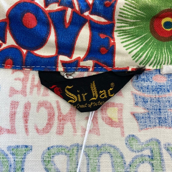 Vintage 1960’s Size XL Cartoon Pop Art Mod Laugh-In W… - Gem