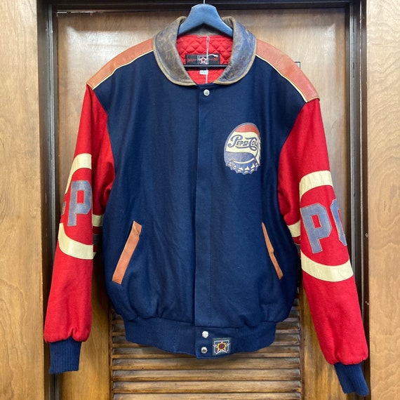 Vintage 1990s Jeff Hamilton Pepsi Cola Varsity Athletic Wool - Etsy