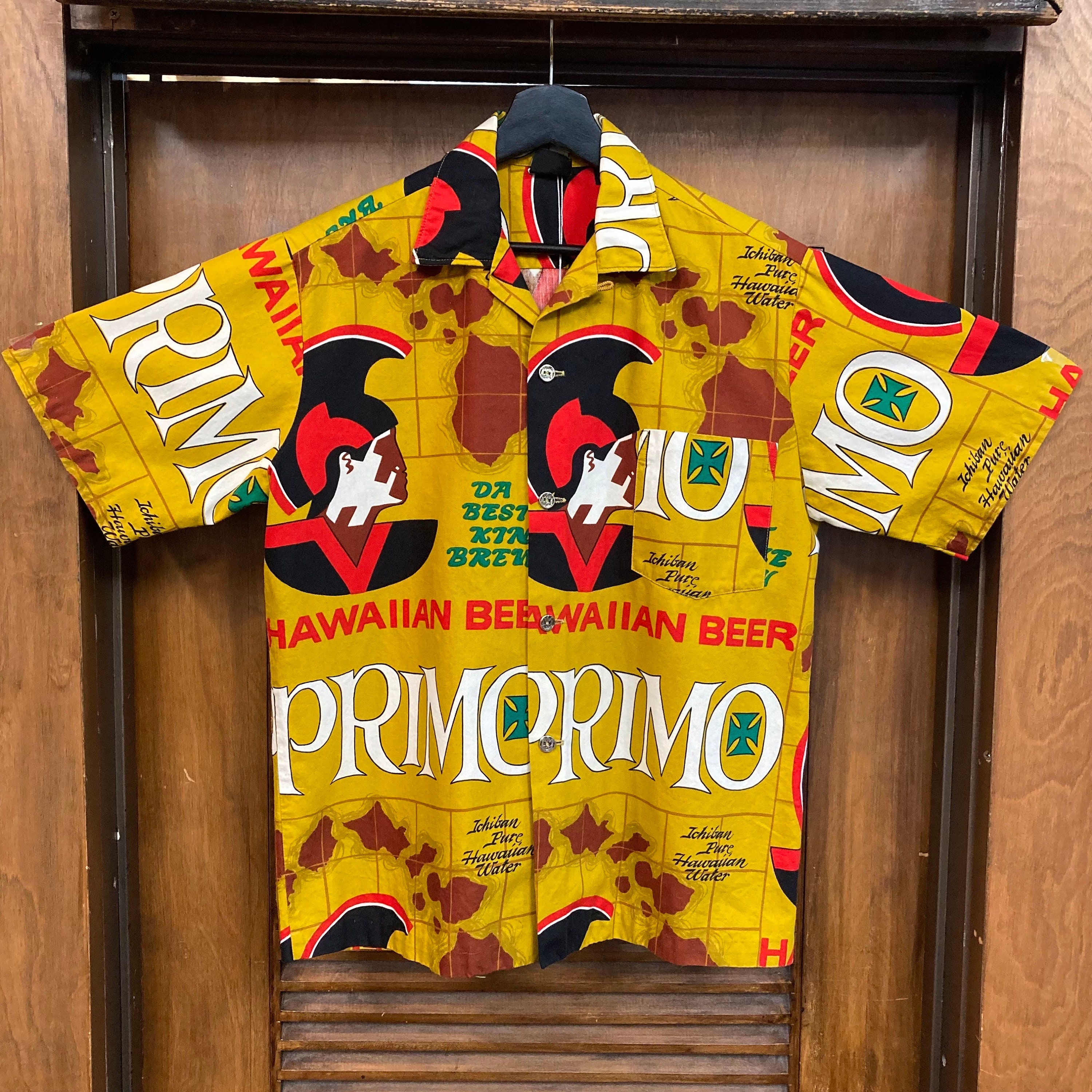 Vintage 70s Primo Hawaiian Beer T Shirt XL Sport-T By