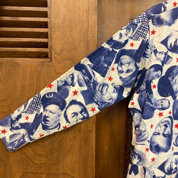 Vintage 1960’s Hollywood Stars Photoprint Pop Art 50/50 Cotton/Poly Shirt, 1960’s Shirt, 1970’s Shirt View 5