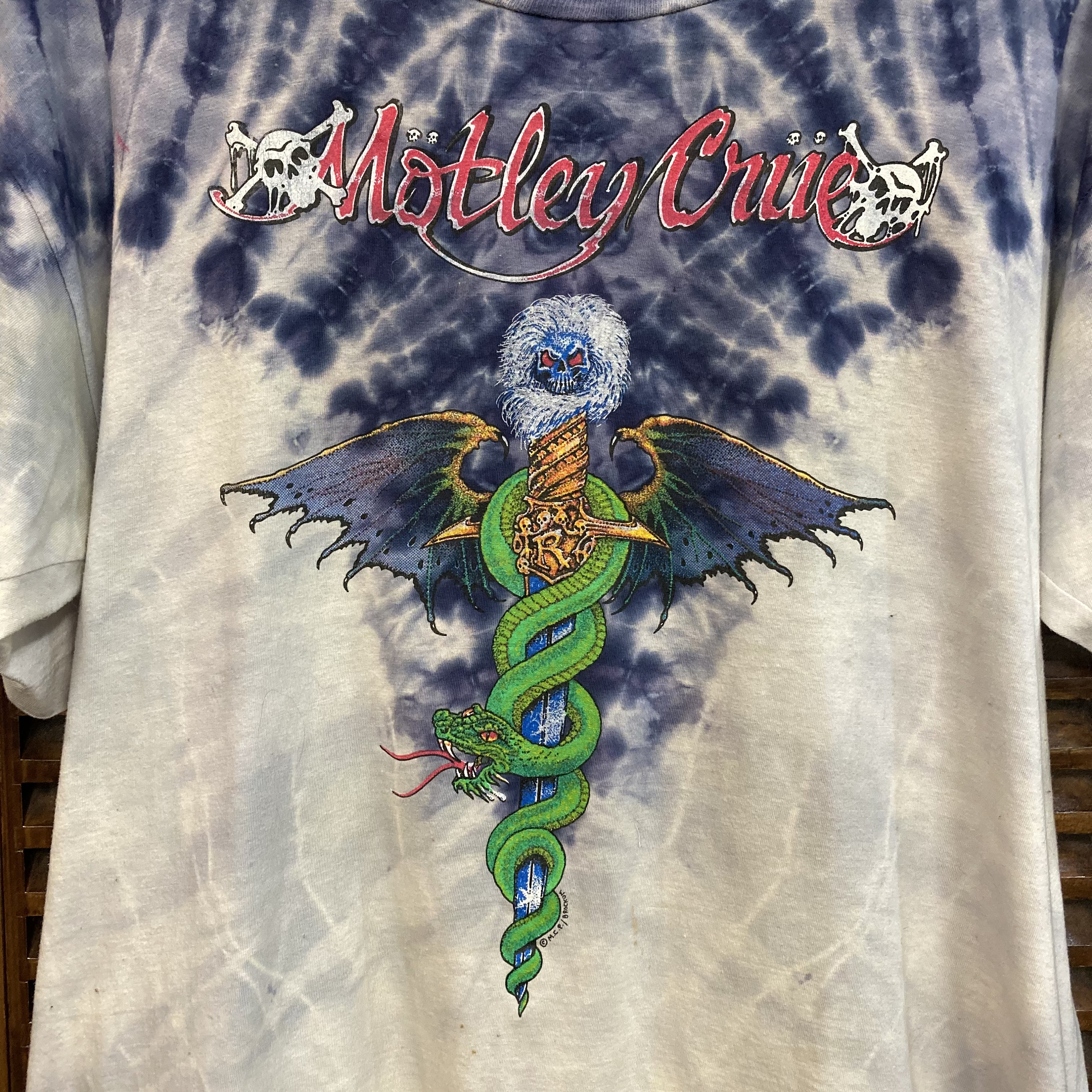 Vintage 1980's Motley Crue “dr. Feelgood” Rock Band T-shirt, 80's