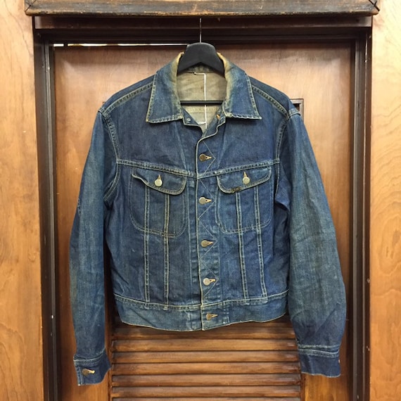 Vintage 1950’s Lee Riders Lady Luck Denim Jacket,… - image 3