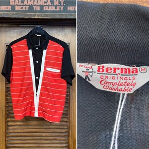 vintage 50s CAMPUS ルレックス レッドロカビリーシャツ希少