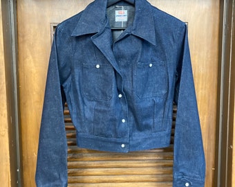 Vintage 1950's -deadstock- Levi's Denim Family Cropped Pearl
