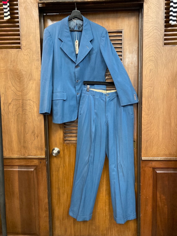 スーツ 1940s style Bold look SUIT Vintage 1940s Grey Wool Skirt Suit – ALEXANDRAKING