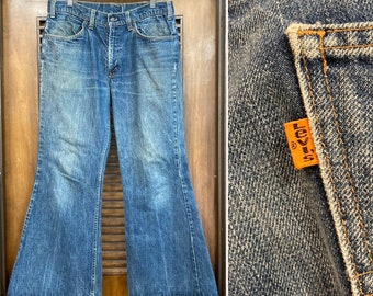 Vintage 1970's W34 Levi's 684 “elephant Bell” Denim Flare Vintage 1970's W34 Levi's 684 “elephant Bell” Denim Flare