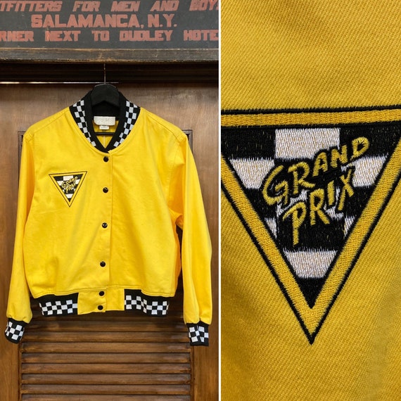 Vintage 1980’s “Grand Prix” Racing Checkers Bomber