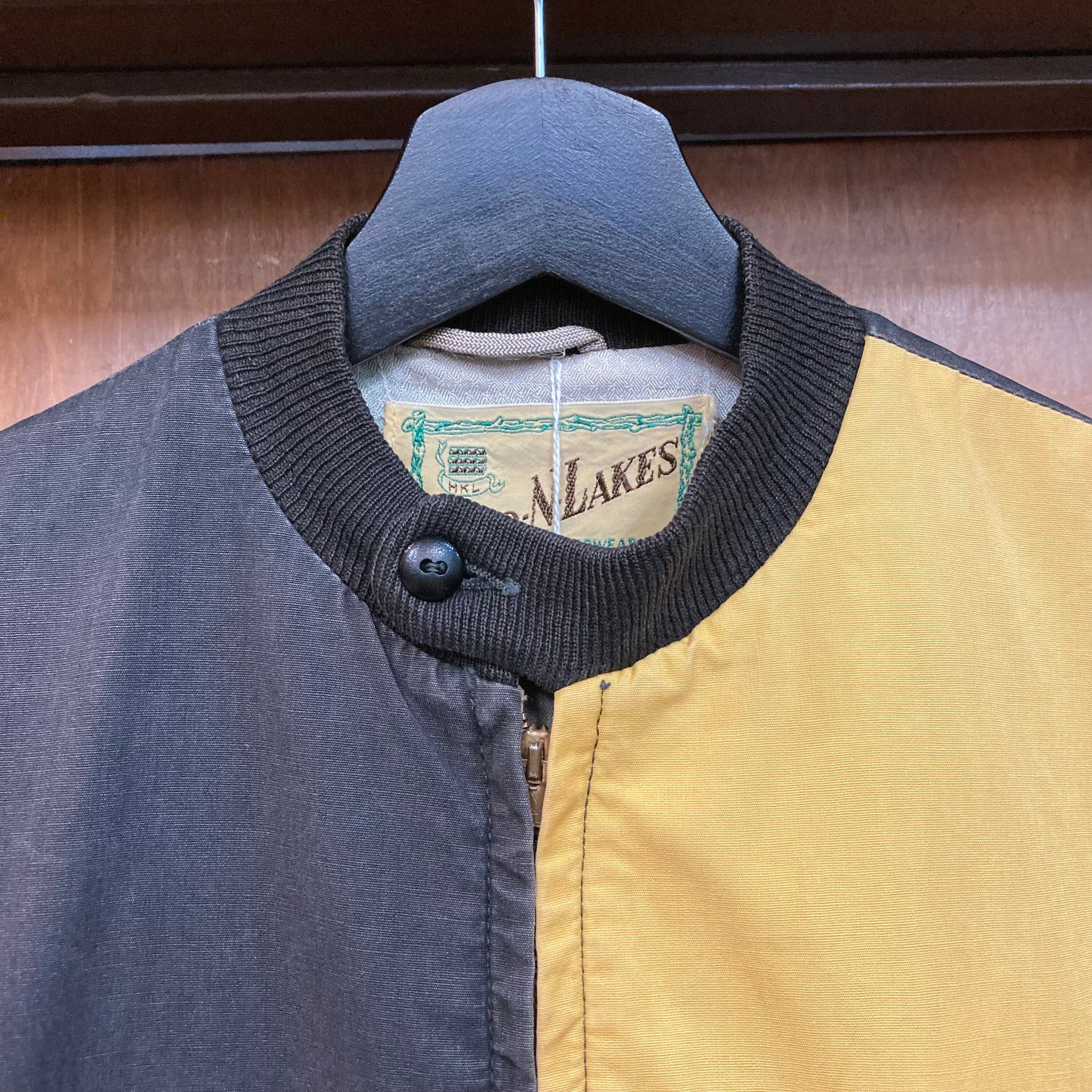 Vintage 1950's Goodyear Striped Racing Jacket. Lightning