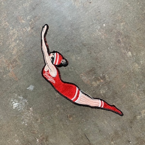 Vintage 1950&#39;s Jantzen Diving Lady Iconic Patch, Vintage Patches, Vintage Jantzen, 1950&#39;s Jantzen, Diving Lady, Vintage 1950&#39;s