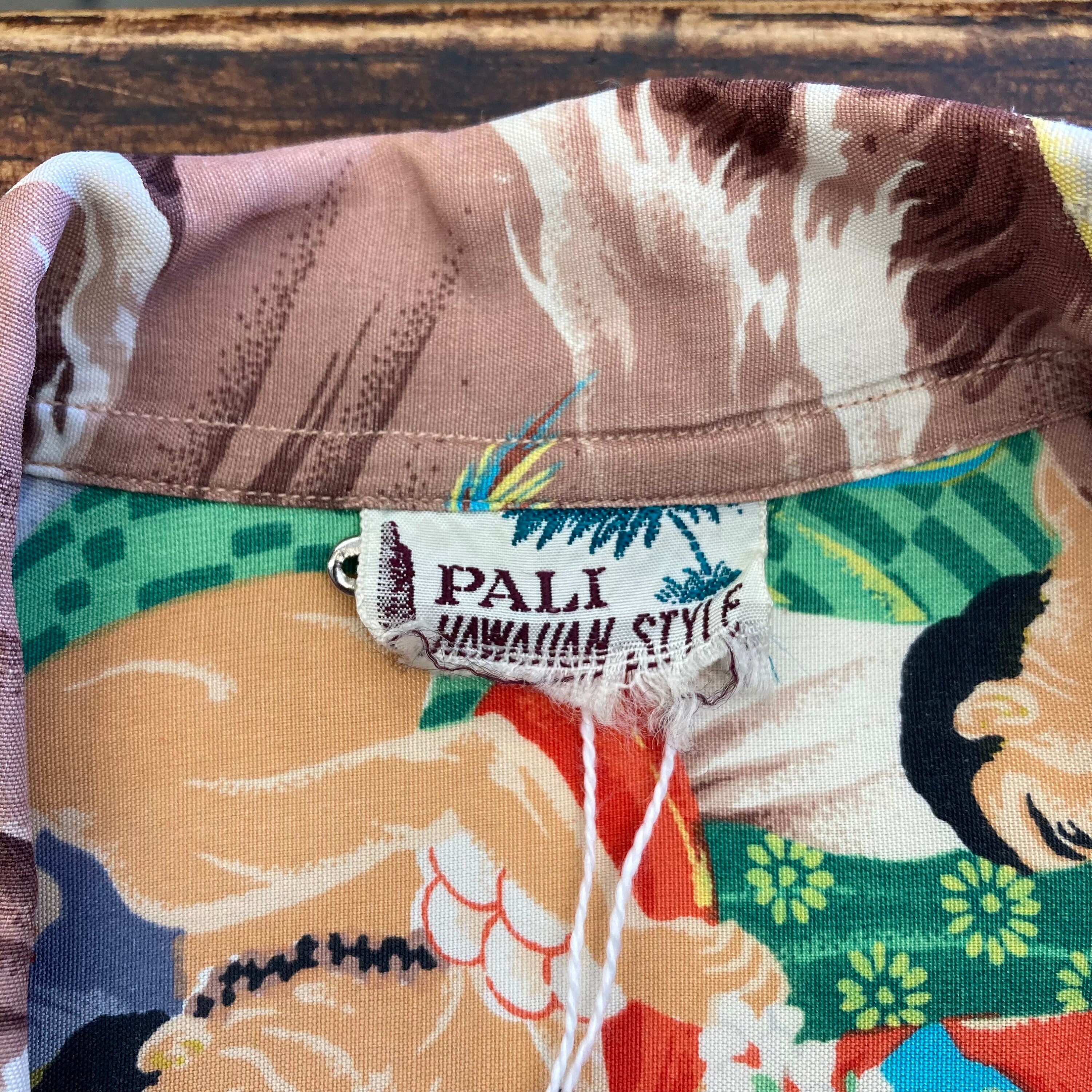 Vintage 1950's Size S “pali” Eugene Savage Natives Rayon Vintage 1950's Size S “pali” Eugene Savage Natives Rayon