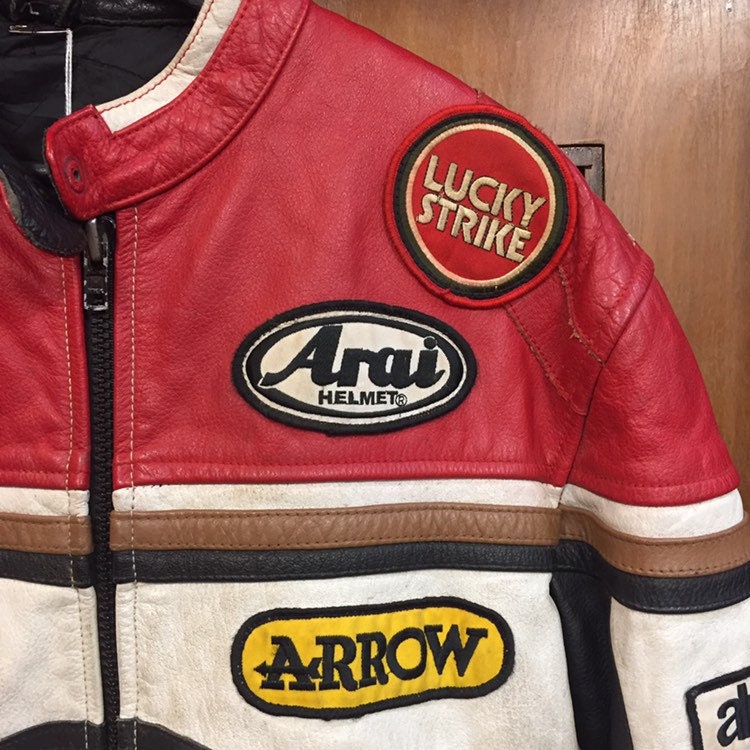 Vintage 1980s lucky Strike Leather 