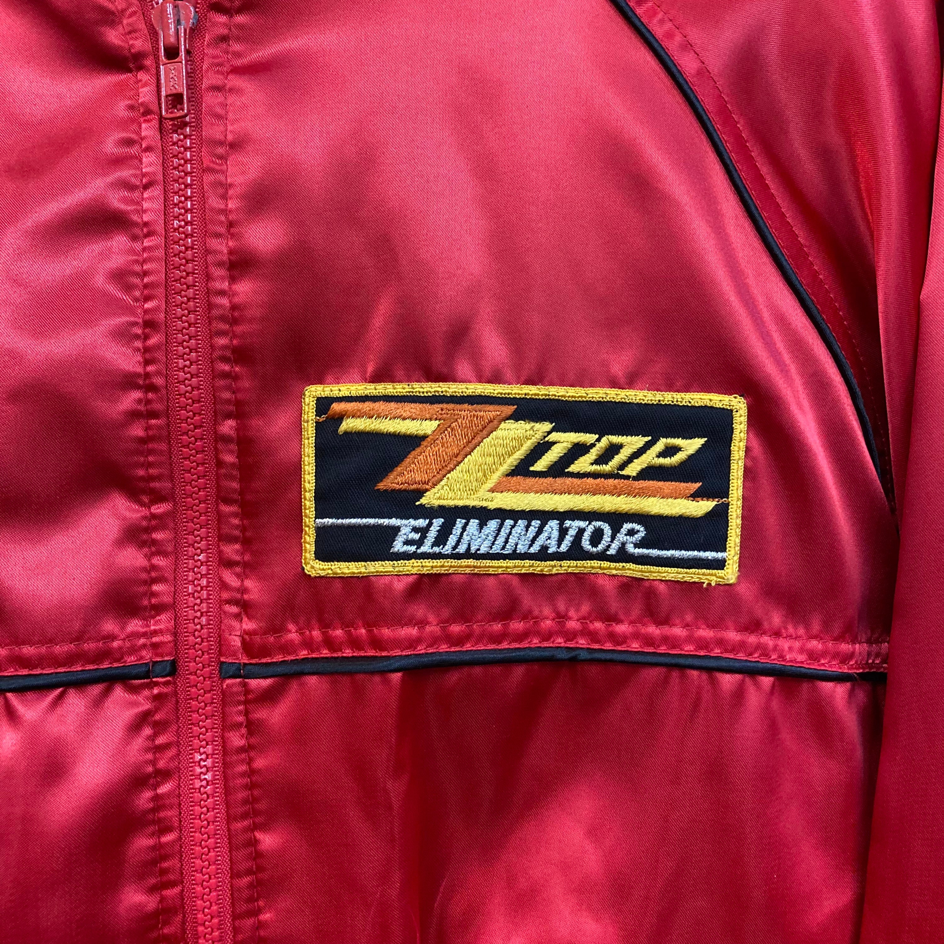 Vintage 1980's ZZ Top Rock Band Eliminator Album Tour Jacket