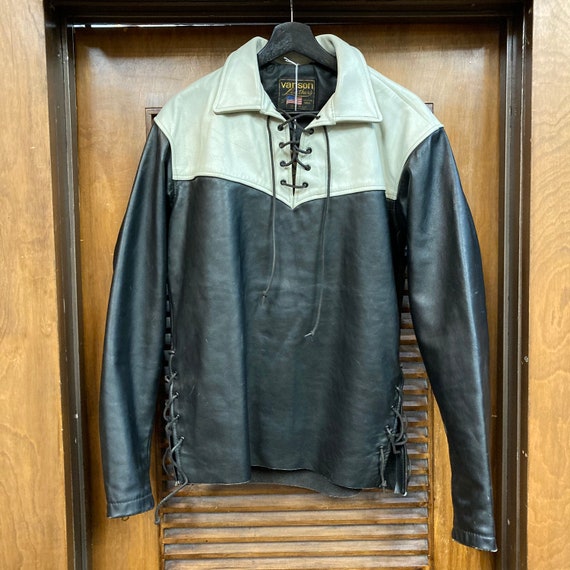 Vintage 1980's “vanson” 2-tone Motorcycle MC Lace-up Vintage 1980's “vanson” 2-tone Motorcycle MC Lace-up