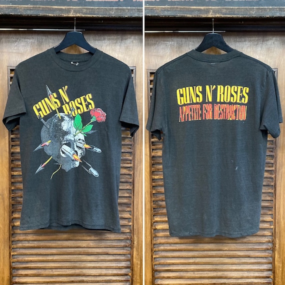 Vintage 1980's Original “guns N' Roses” GNR Rock Band Appetite for
