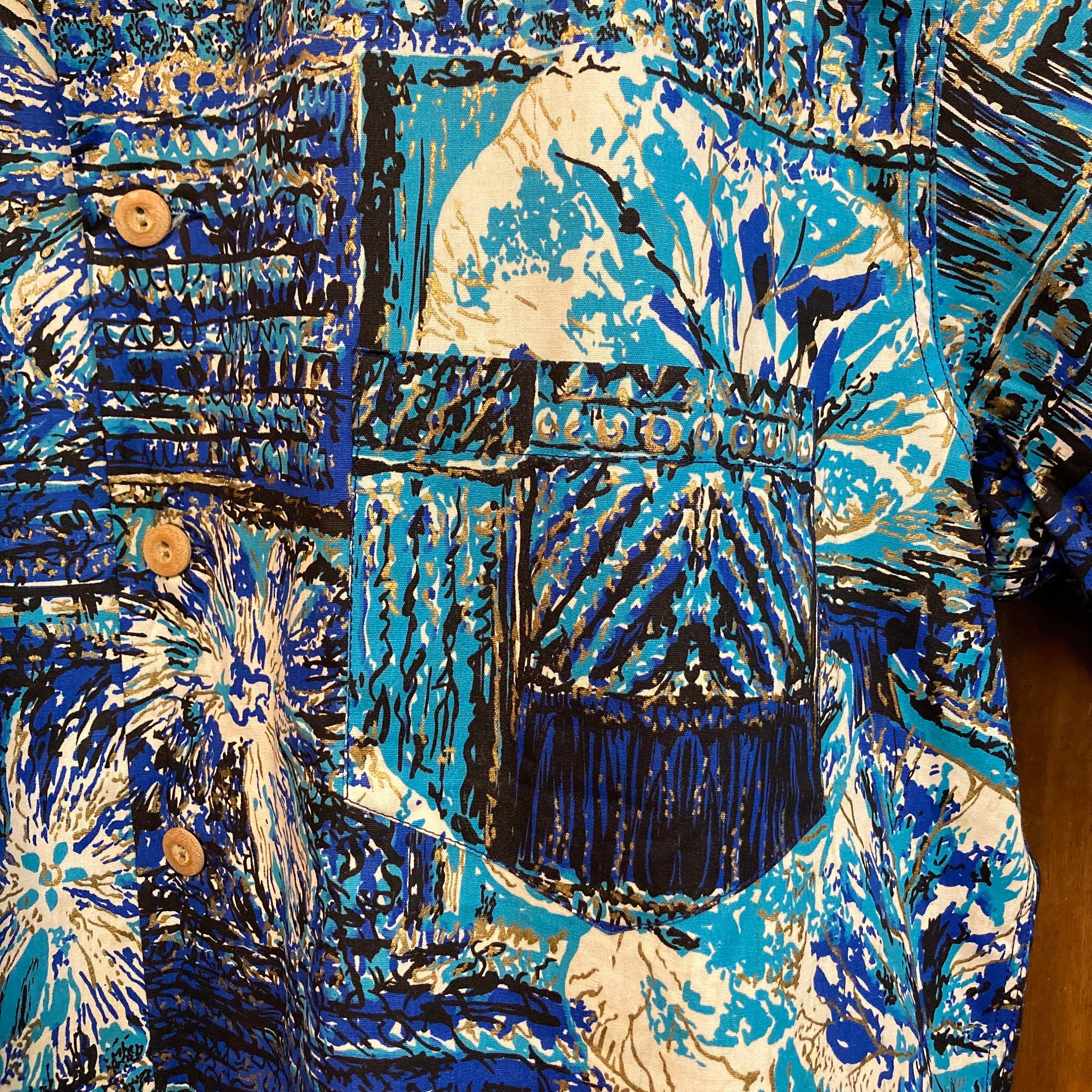 Vintage 1950's Size XL “kamehameha” Label Atomic Cotton Loop